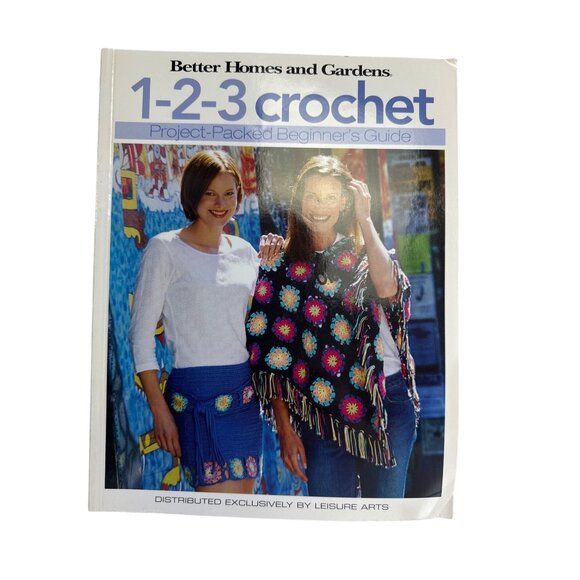 1 2 3 Crochet Betty Homes and Gardens Beginners Guide  Leisure Arts 2005 - Picture 1 of 3